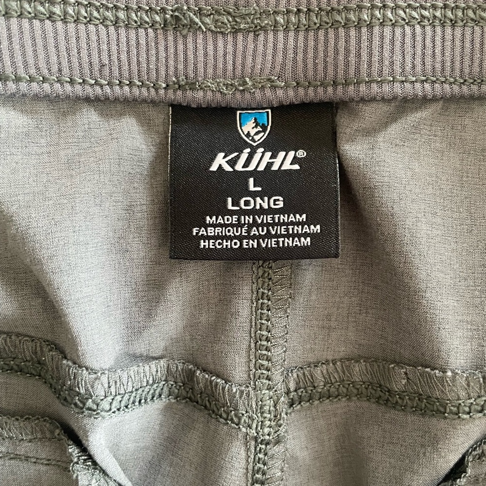 Kuhl Women’s Large Long Lightweight Gray Ankle Pull On Pants - Picture 2 of 7